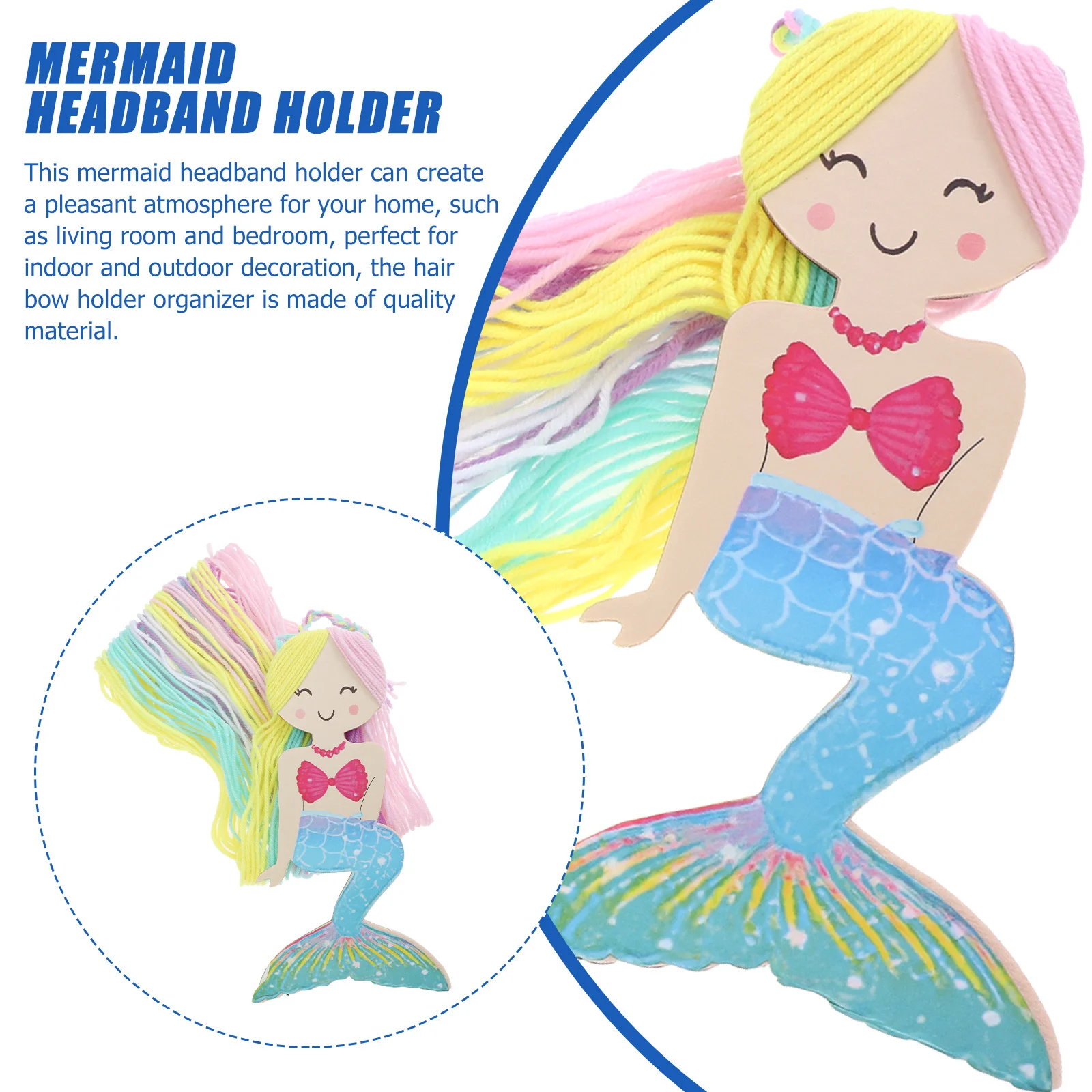 Hairpin Storage Pendant Wall Decor For Room Mermaid Hair Bow Holder Room Wall Hanging Hanging Decoration Organizer
Hairpin Storage Pendant Wall Decor For Room Mermaid Hair Bow Holder Room Wall Hanging Hanging Decoration Organizer