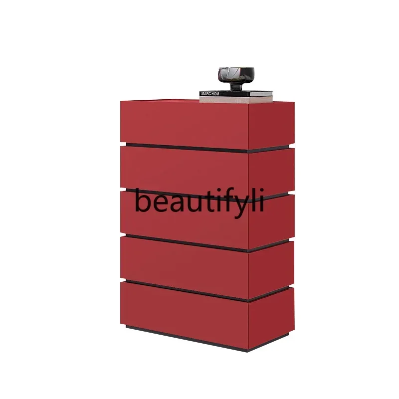 Italian minimalist large-capacity chest, paint, bedside storage, dresser storage combination, bedroom side cabinet
Italian minimalist large-capacity chest, paint, bedside storage, dresser storage combination, bedroom side cabinet