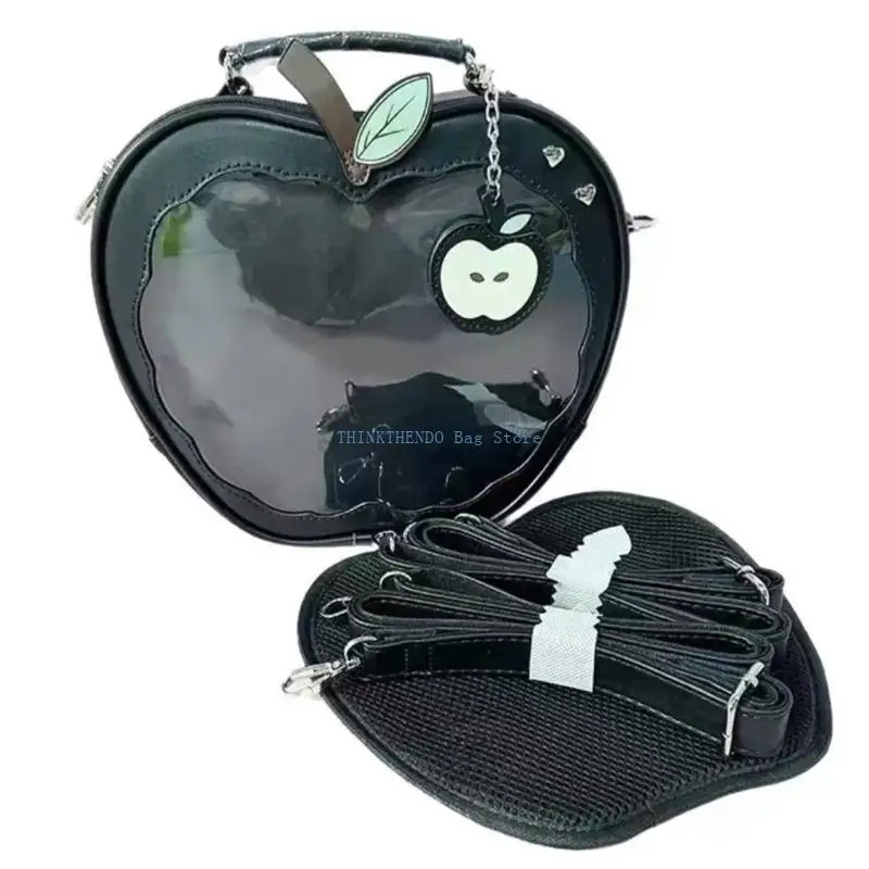 340D Women Bag Lovely Itabag Preppy Styles Crossbody Bag Girls Apples Backpack PU Leather Shoulder Bag for Pin Display
340D Women Bag Lovely Itabag Preppy Styles Crossbody Bag Girls Apples Backpack PU Leather Shoulder Bag for Pin Display