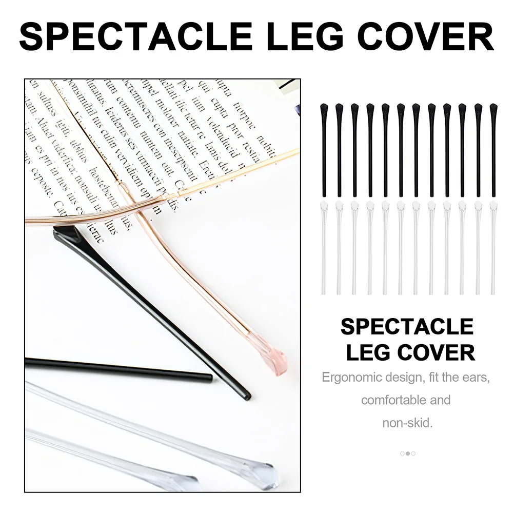 12Pairs Silicone Eyeglass Leg Covers Anti-Slip End Tips Pieces Comfortable Eyewear Leg Sleeves Glasses Accessories 
12Pairs Silicone Eyeglass Leg Covers Anti-Slip End Tips Pieces Comfortable Eyewear Leg Sleeves Glasses Accessories