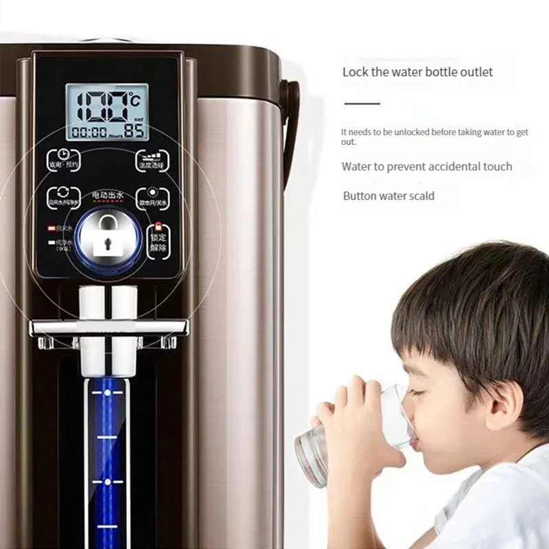 Electric water bottle utomatic heat preservation integrated 5L kettle with constant temperature and large capacity
Electric water bottle utomatic heat preservation integrated 5L kettle with constant temperature and large capacity