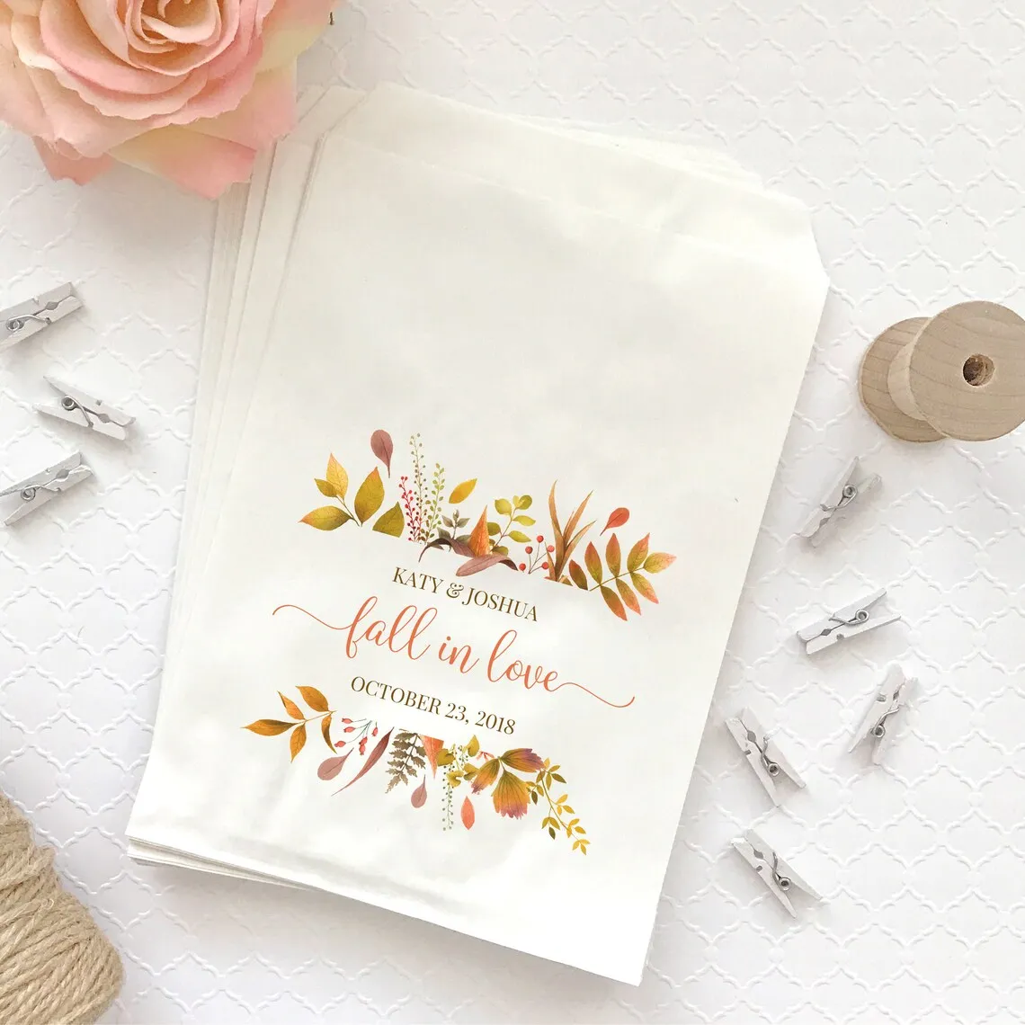 Fall in love bags - Fall in love candy bag - Fall in love treat bags - Fall favor bags - Fall candy bags
Fall in love bags - Fall in love candy bag - Fall in love treat bags - Fall favor bags - Fall candy bags