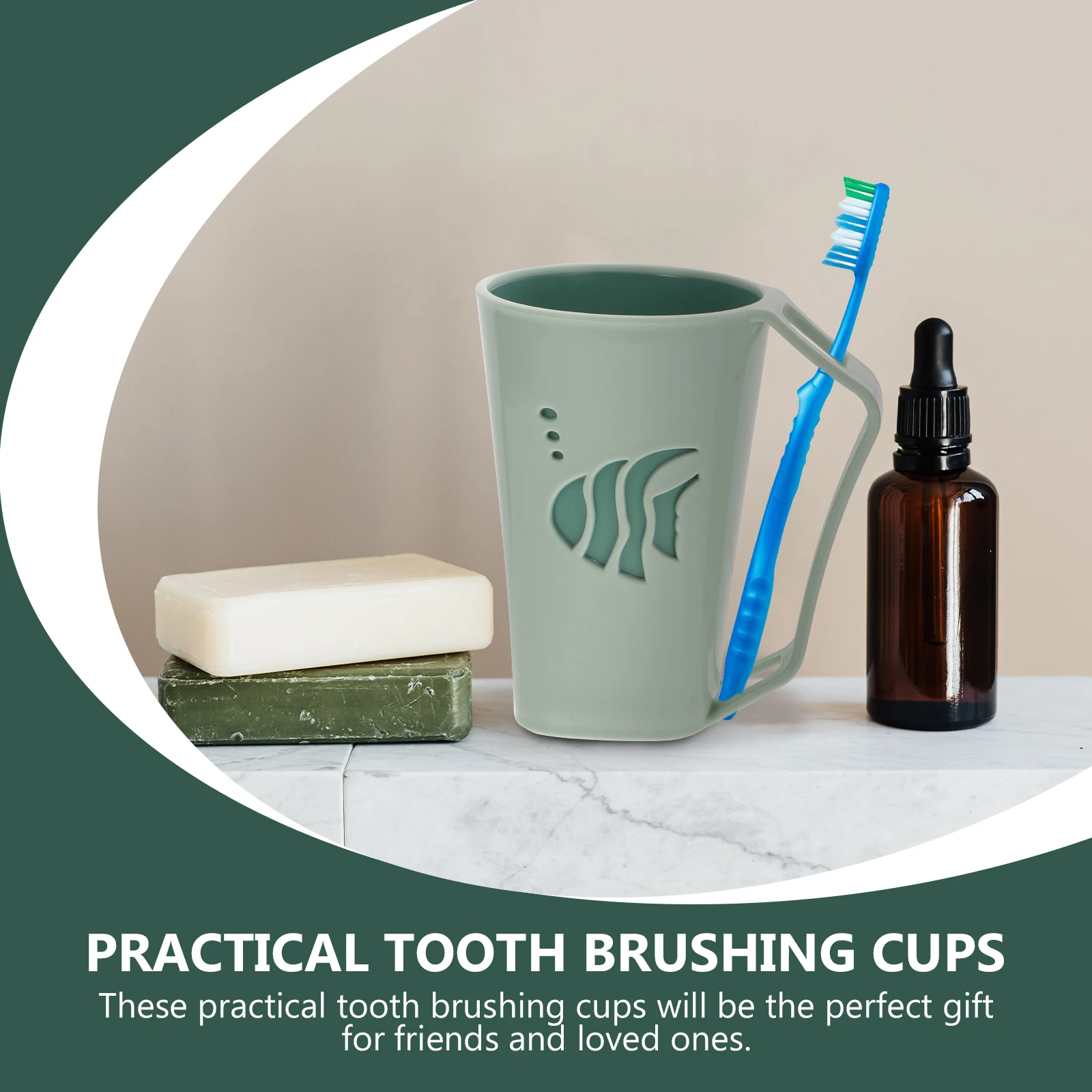2 Pcs Mouthwash Cup Toothbrush Holders Lightweight Travel Cups PP Material Bathroom Gargle Water Cups Portable Reusable
2 Pcs Mouthwash Cup Toothbrush Holders Lightweight Travel Cups PP Material Bathroom Gargle Water Cups Portable Reusable