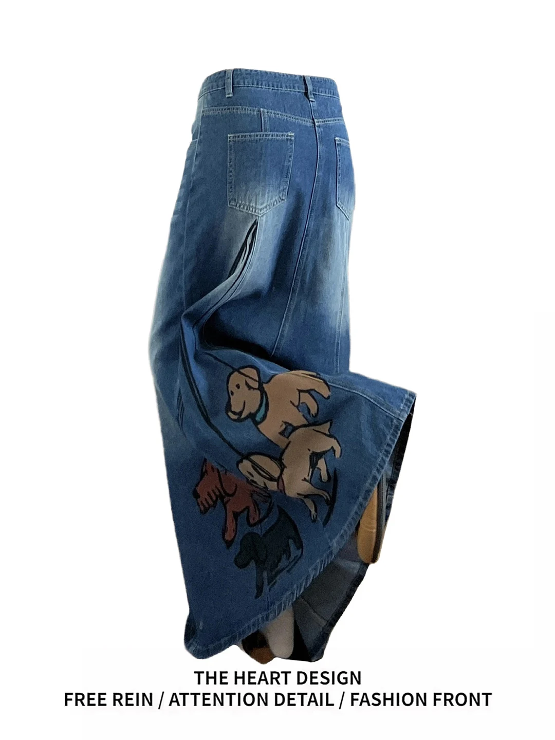 Summer New Style Loose A-Line Skirt Women's High Waist Denim Print Cartoon Dog Half-length Casual Commute High Waist Polyeste...
Summer New Style Loose A-Line Skirt Women's High Waist Denim Print Cartoon Dog Half-length Casual Commute High Waist Polyeste...