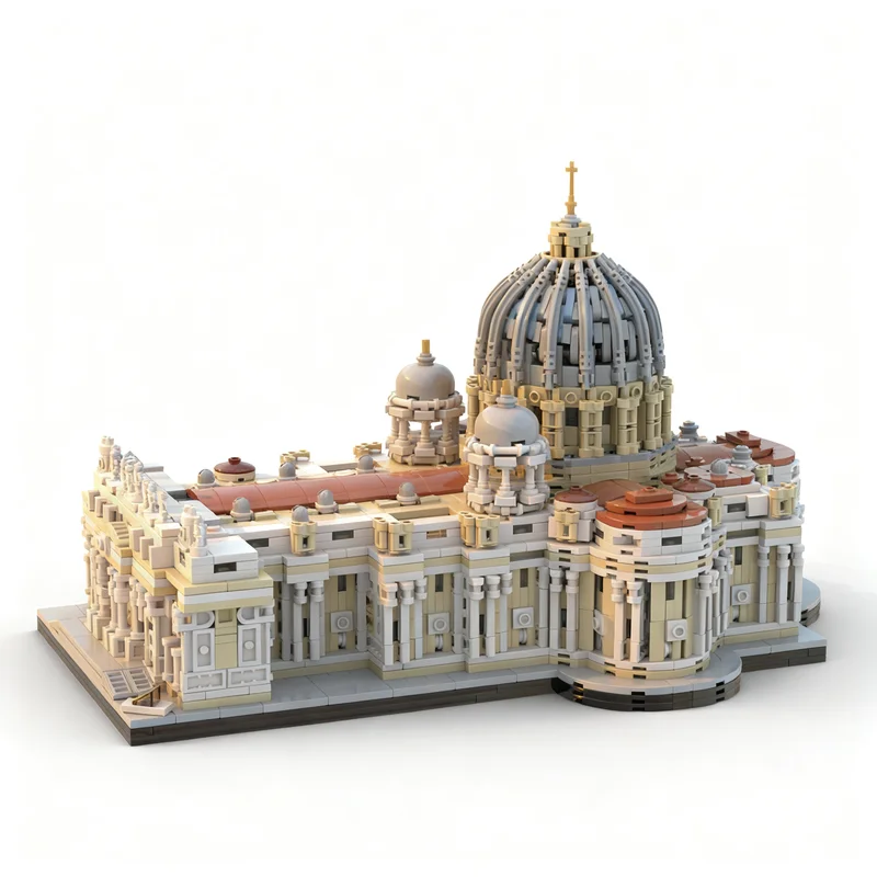 3019PCS MOC Architecture Saint Peters Basilica 1 800 Model DIY Education Creative Assembly Puzzle Birthday Gift Toy Custom Kids
3019PCS MOC Architecture Saint Peters Basilica 1 800 Model DIY Education Creative Assembly Puzzle Birthday Gift Toy Custom Kids
