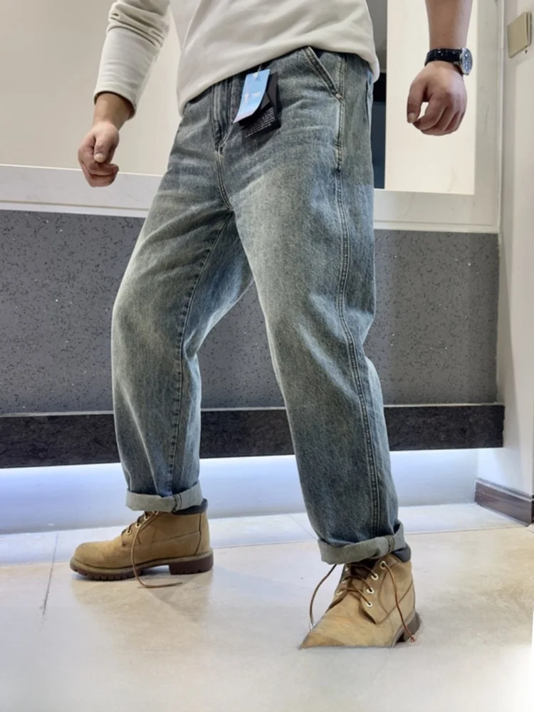 American Casual Series Men's Waed Loose Jeans Straight Leg Spring New Arrival Comfortable Fit Modern Sle Denim Pants
American Casual Series Men's Waed Loose Jeans Straight Leg Spring New Arrival Comfortable Fit Modern Sle Denim Pants