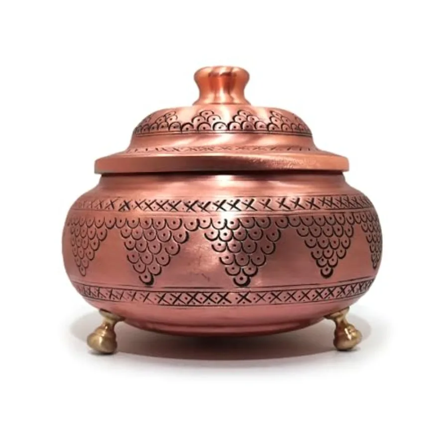 Copper Sugar Bowl with Lid - 17 oz, Handcrafted TurkishDesign Multipurpose Seasoning and Spice Jar, Coffee Canister Ideal Kitch
Copper Sugar Bowl with Lid - 17 oz, Handcrafted TurkishDesign Multipurpose Seasoning and Spice Jar, Coffee Canister Ideal Kitch
