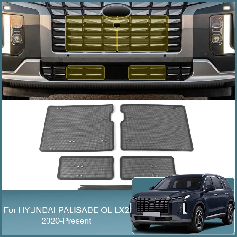 Stainless Steel Car Insect Screening Mesh Front Grille Insert Net For Hyundai PALISADE OL LX2 2020-Present Auto Accessories
Stainless Steel Car Insect Screening Mesh Front Grille Insert Net For Hyundai PALISADE OL LX2 2020-Present Auto Accessories