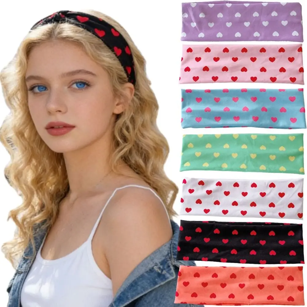 Retro Y2K Polka Dot Headbands Elastic Sweat-absorbent Wide Headbands Love Print Sport Hairband Hair Accessories
Retro Y2K Polka Dot Headbands Elastic Sweat-absorbent Wide Headbands Love Print Sport Hairband Hair Accessories