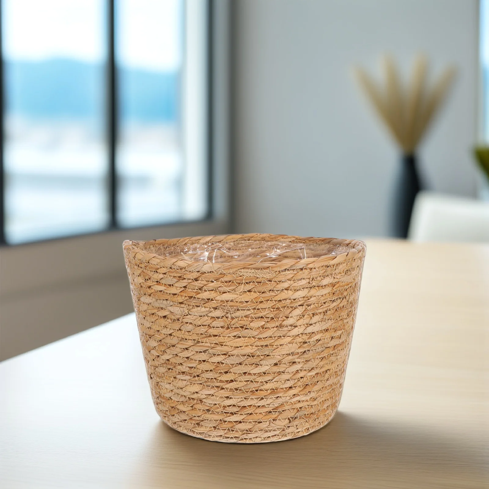 Rustic Woven Flower Basket Plant Container Durable Storage Bin Indoor Outdoor Planter Decorative Supplies
Rustic Woven Flower Basket Plant Container Durable Storage Bin Indoor Outdoor Planter Decorative Supplies
