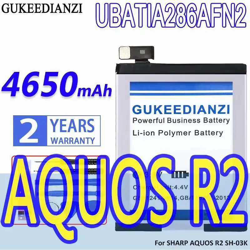 Lightweight UBATIA286AFN2 Long-Lasting Performance Mobile Phone Battery 4650Mah For Sharp Aquos R2 SH-03K
Lightweight UBATIA286AFN2 Long-Lasting Performance Mobile Phone Battery 4650Mah For Sharp Aquos R2 SH-03K