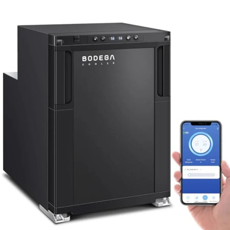COOLER Upgraded 12-Volt Refrigerator, 45L 1.6cu.ft RV Fridge and Freezer with APP Control Lock, Portable Electric Cooler -4 to
COOLER Upgraded 12-Volt Refrigerator, 45L 1.6cu.ft RV Fridge and Freezer with APP Control Lock, Portable Electric Cooler -4 to