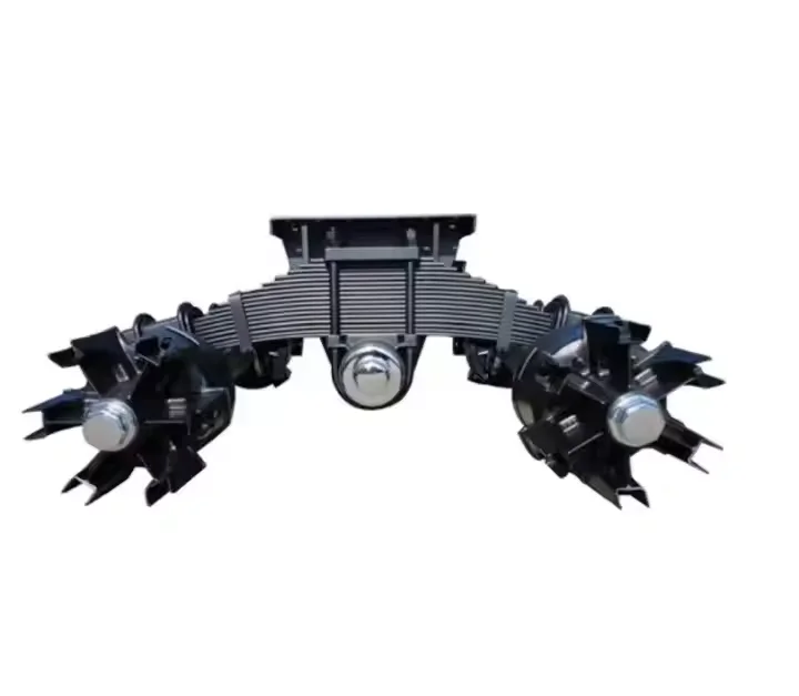 High Quality Single Point Suspension Bogie Trailer Dump German Axles With Good Quality Studs New Condition
High Quality Single Point Suspension Bogie Trailer Dump German Axles With Good Quality Studs New Condition