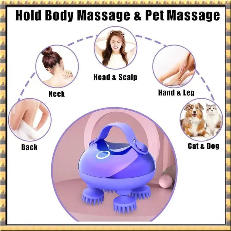 Hot Sale Portable Scalp Massager Hair Growth Waterproof Head Massager Scalp Handheld Scratcher Massager Silicone
Hot Sale Portable Scalp Massager Hair Growth Waterproof Head Massager Scalp Handheld Scratcher Massager Silicone