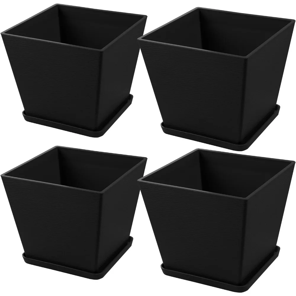 Kozyard4Packs Taper Planter Indoor Outdoor Plant Pots with Tray Collecting Water for Porch, Patio, Backyard Planters Modern Déco
Kozyard4Packs Taper Planter Indoor Outdoor Plant Pots with Tray Collecting Water for Porch, Patio, Backyard Planters Modern Déco