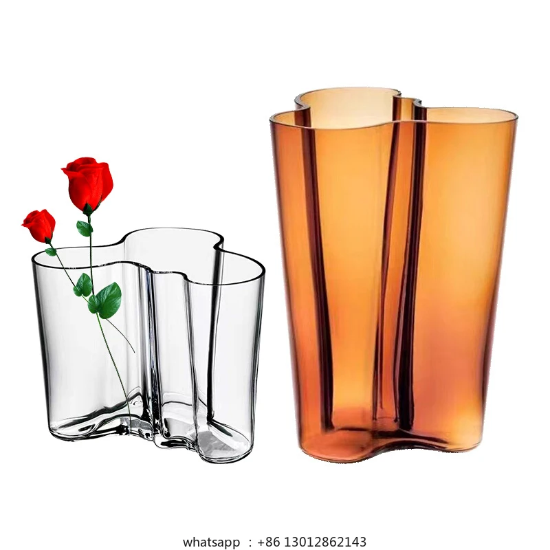 Minimalist crystal glass vase desktop decoration vase handmade transparent vase size 16x20cm
Minimalist crystal glass vase desktop decoration vase handmade transparent vase size 16x20cm