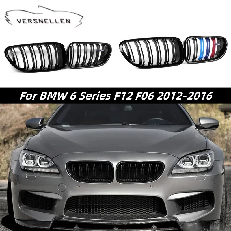 ABS Glossy Black Front Bumper Racing Grills For BMW 6 Series F12 F06 2012-2016 Middle Grille Replacement Dual Line M Color
ABS Glossy Black Front Bumper Racing Grills For BMW 6 Series F12 F06 2012-2016 Middle Grille Replacement Dual Line M Color