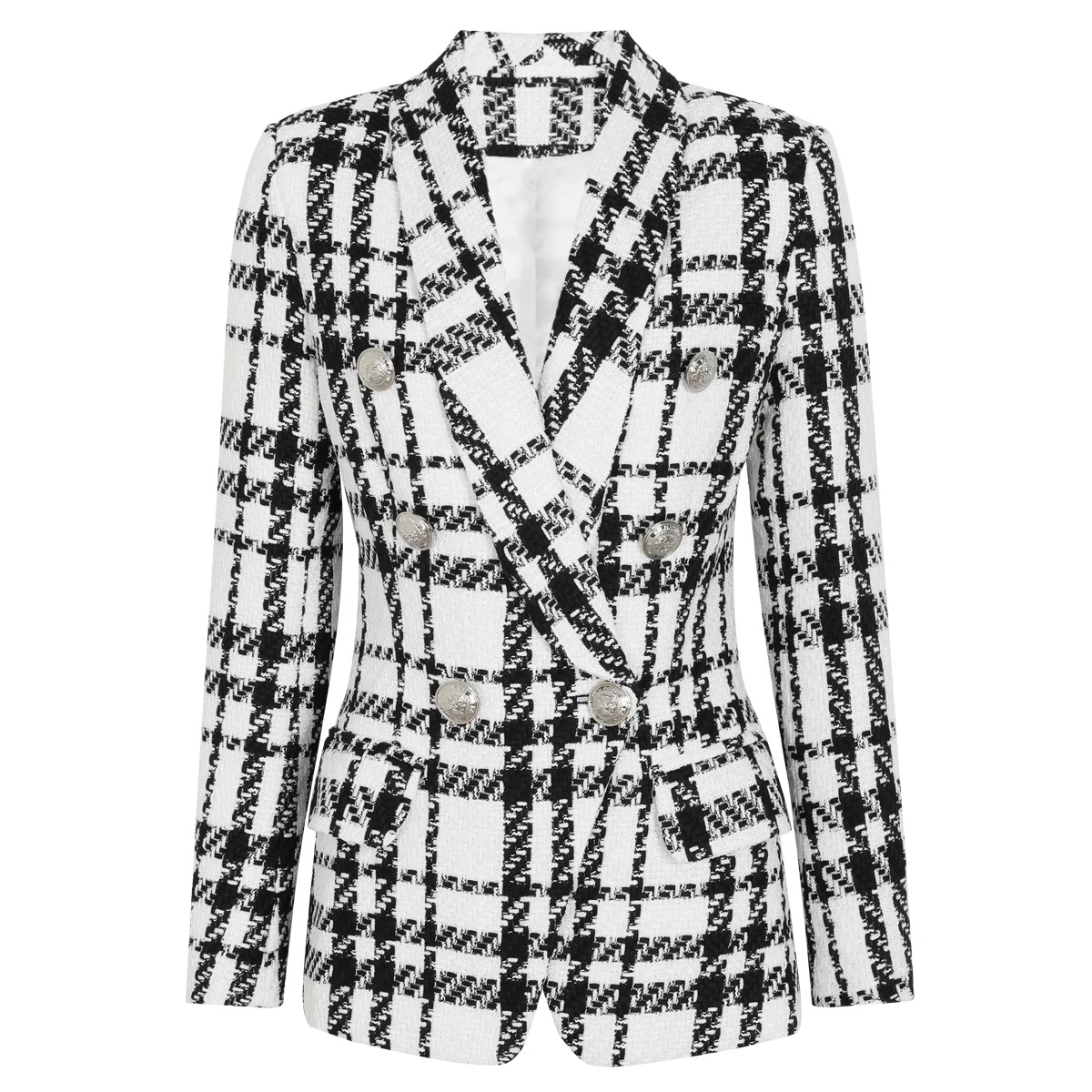 26112 High-quality Spring And Autumn Fashion New Item Green Fruit Collar Woolen Classic Plaid Slim Fit Women's Suit Jacket
26112 High-quality Spring And Autumn Fashion New Item Green Fruit Collar Woolen Classic Plaid Slim Fit Women's Suit Jacket