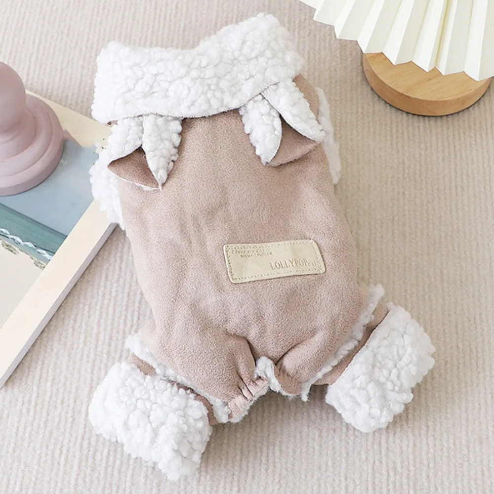 Cozy Thicken Four Legged Dog Clothes Warm Dog Jumpsuit Fur Collar Dog Jacket Coat Outdoor Activities
Cozy Thicken Four Legged Dog Clothes Warm Dog Jumpsuit Fur Collar Dog Jacket Coat Outdoor Activities
