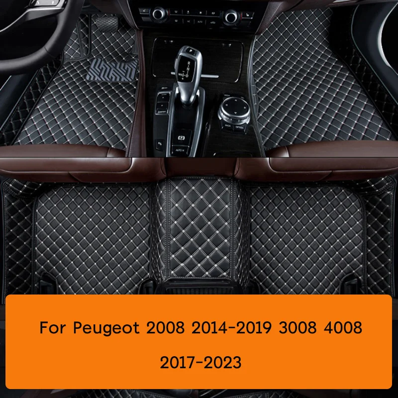 For Peugeot 2008-2019 3008 4008 2017-2023 Artificial Leather Custom Car Floor Mats Auto Interior Details Accessories Carpet
For Peugeot 2008-2019 3008 4008 2017-2023 Artificial Leather Custom Car Floor Mats Auto Interior Details Accessories Carpet