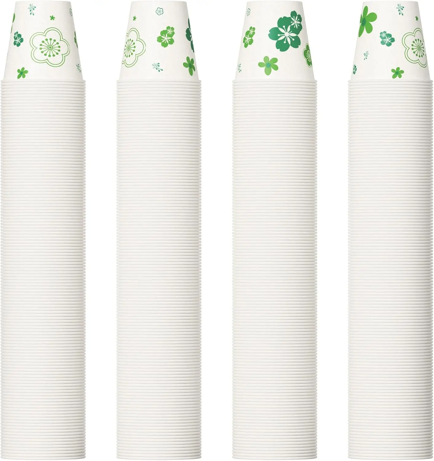 600 одноразовых бумажных стаканчиков объемом 3 унции, с зеленым цветочным узором, для вечеринок, пикников, барбекю, путешествий
600 одноразовых бумажных стаканчиков объемом 3 унции, с зеленым цветочным узором, для вечеринок, пикников, барбекю, путешествий