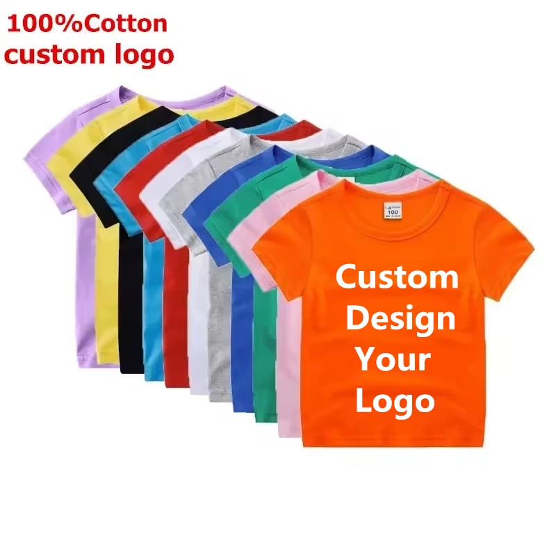 Custom Your Design Kids Plain T Shirt Tops DIY Print for Boys/Girls Baby Blank Clothes White Black Children Summer Cotton Tees
Custom Your Design Kids Plain T Shirt Tops DIY Print for Boys/Girls Baby Blank Clothes White Black Children Summer Cotton Tees