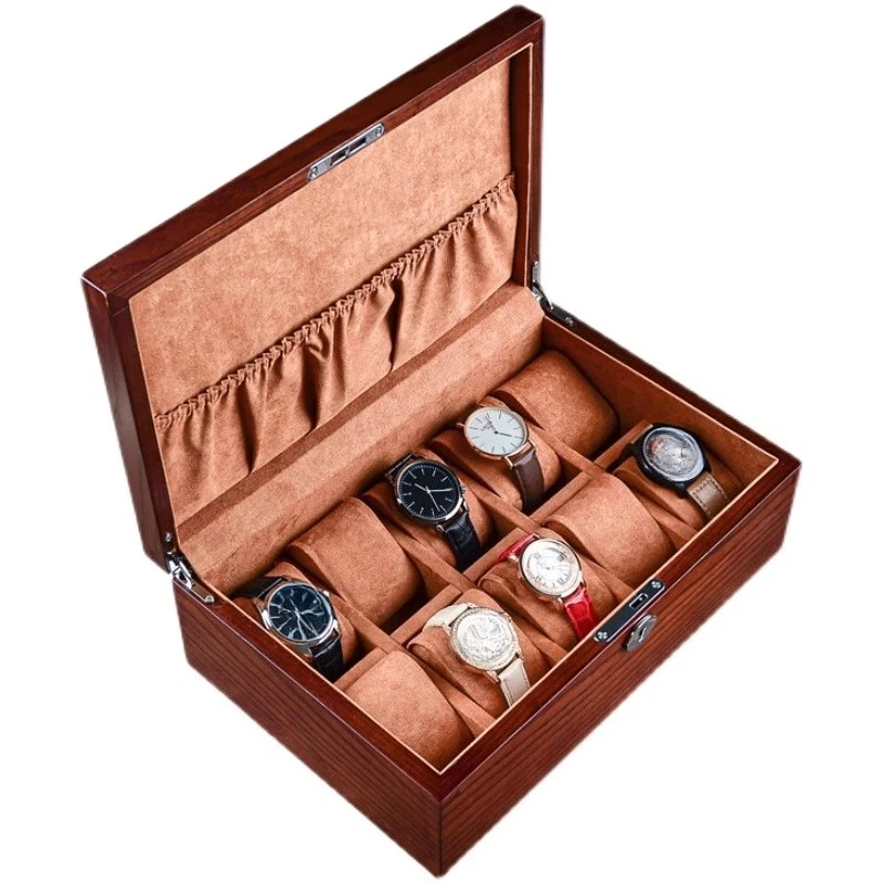 Solid wood watch box Storage box Chinese retro watch collection box High-end ash wood watch display Home with lock
Solid wood watch box Storage box Chinese retro watch collection box High-end ash wood watch display Home with lock