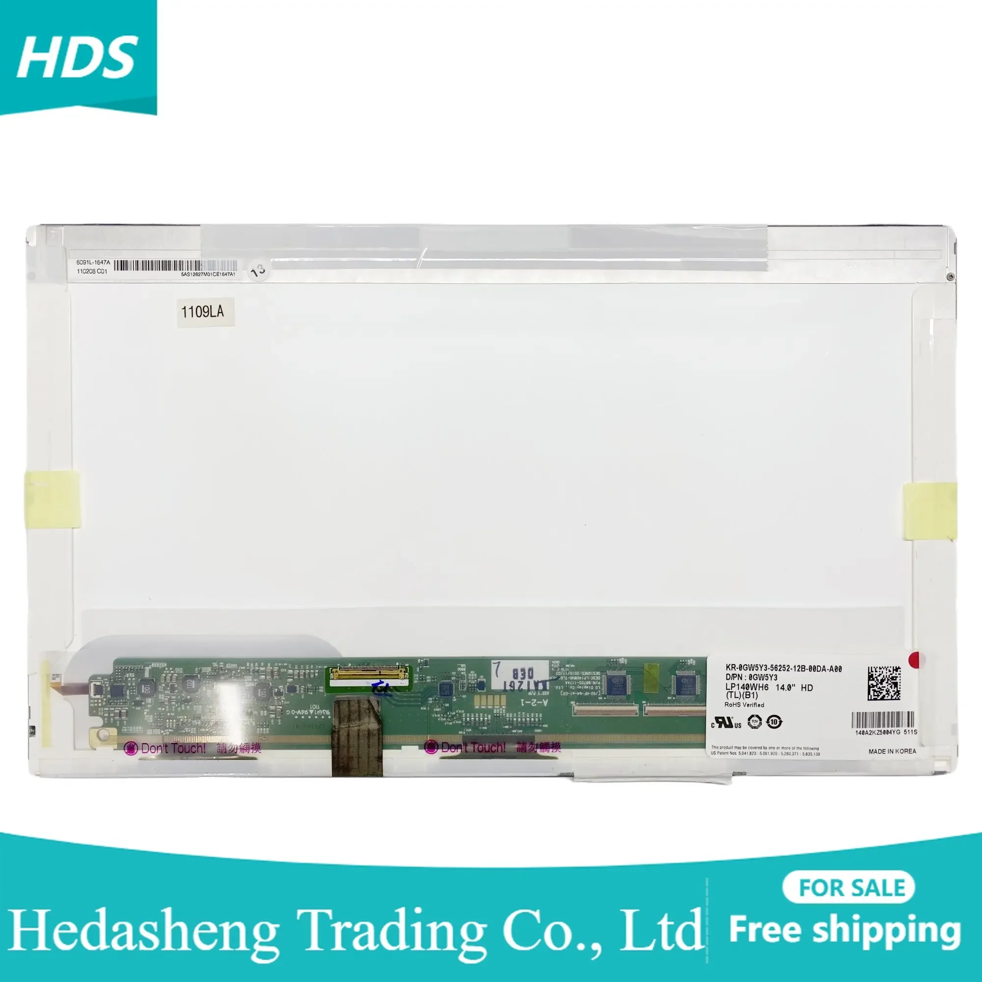 LP140WH6 TLB1 14,0-дюймовая панель, сменная матрица 1366x768, 40-контактный ЖК-экран для ноутбука
LP140WH6 TLB1 14,0-дюймовая панель, сменная матрица 1366x768, 40-контактный ЖК-экран для ноутбука
