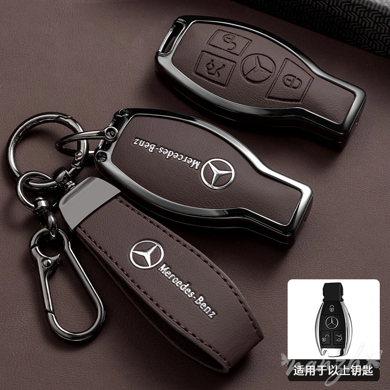 Keychain Leather For Mercedes Benz A C E S G Class GLC CLE CLA W177 W205 W213 W222 X167 Auto Accessor Cover Shell Housing Holder
Keychain Leather For Mercedes Benz A C E S G Class GLC CLE CLA W177 W205 W213 W222 X167 Auto Accessor Cover Shell Housing Holder