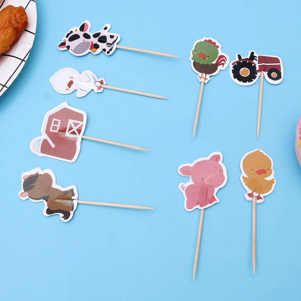 72pcs Farm Animals Cake Toppers Cartoon Paper Cupcake Picks Decorations Birthday Party Celebrations Animal Picks CakeDecorations
72pcs Farm Animals Cake Toppers Cartoon Paper Cupcake Picks Decorations Birthday Party Celebrations Animal Picks CakeDecorations