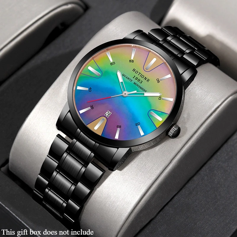 NOTIONR мужские модные деловые часы, круглые аналоговые мужские часы из сплава, мужские повседневные кварцевые часы, подарки на Рождество и Хэллоуин
NOTIONR мужские модные деловые часы, круглые аналоговые мужские часы из сплава, мужские повседневные кварцевые часы, подарки на Рождество и Хэллоуин