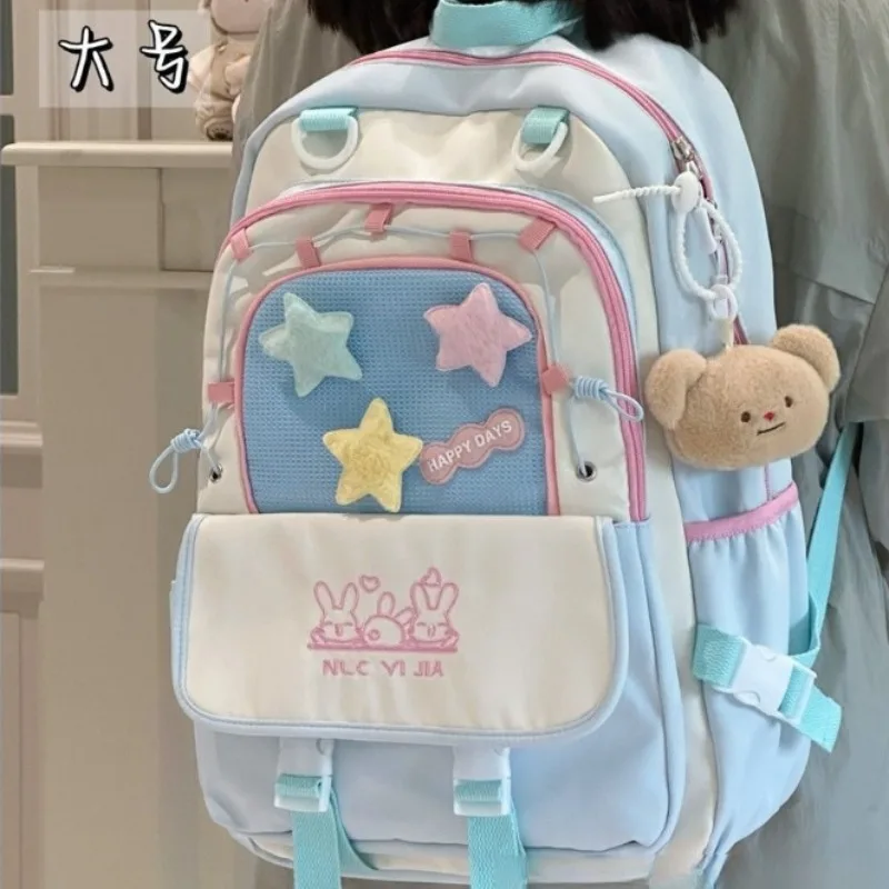 Large Capacity Student School Backpack Cute Clash Backpack for Women Casual Travel Backpacks Light School Mochilas
Large Capacity Student School Backpack Cute Clash Backpack for Women Casual Travel Backpacks Light School Mochilas