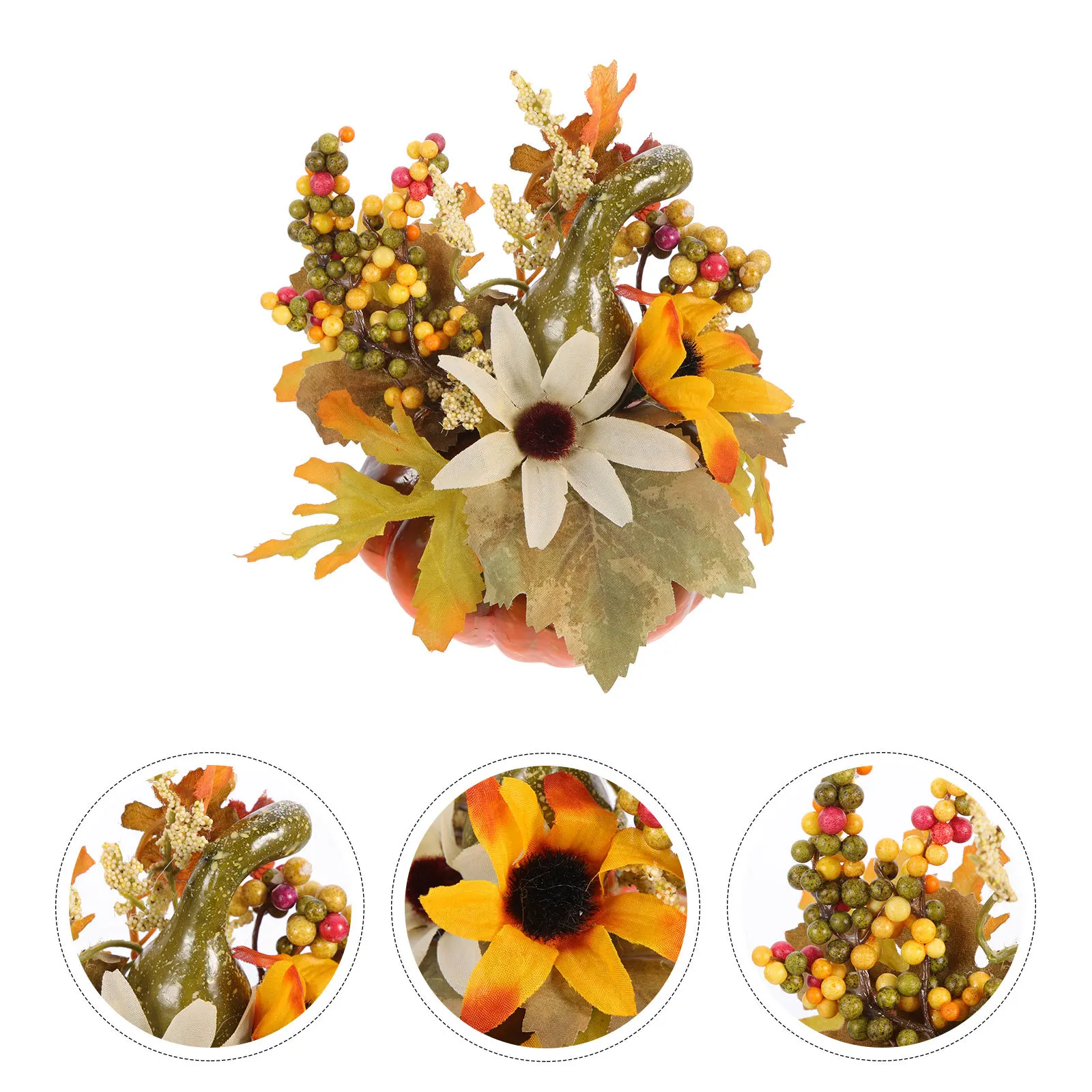 1pcs Artificial Pumpkin Decor Maple Leaf Autumn Ornament Home Table Decoration Fake Fall Plants Props No Maintenance
1pcs Artificial Pumpkin Decor Maple Leaf Autumn Ornament Home Table Decoration Fake Fall Plants Props No Maintenance