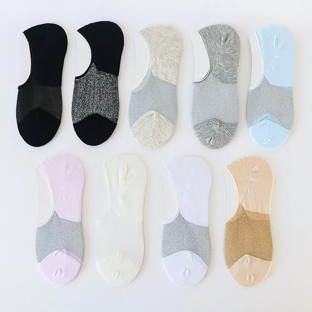 Three-dimensional Sock Root Design 10 Pairs Women's Glitter Boat Socks Shiny Invisible Ultra Thin Silky for Spring for Women
Three-dimensional Sock Root Design 10 Pairs Women's Glitter Boat Socks Shiny Invisible Ultra Thin Silky for Spring for Women