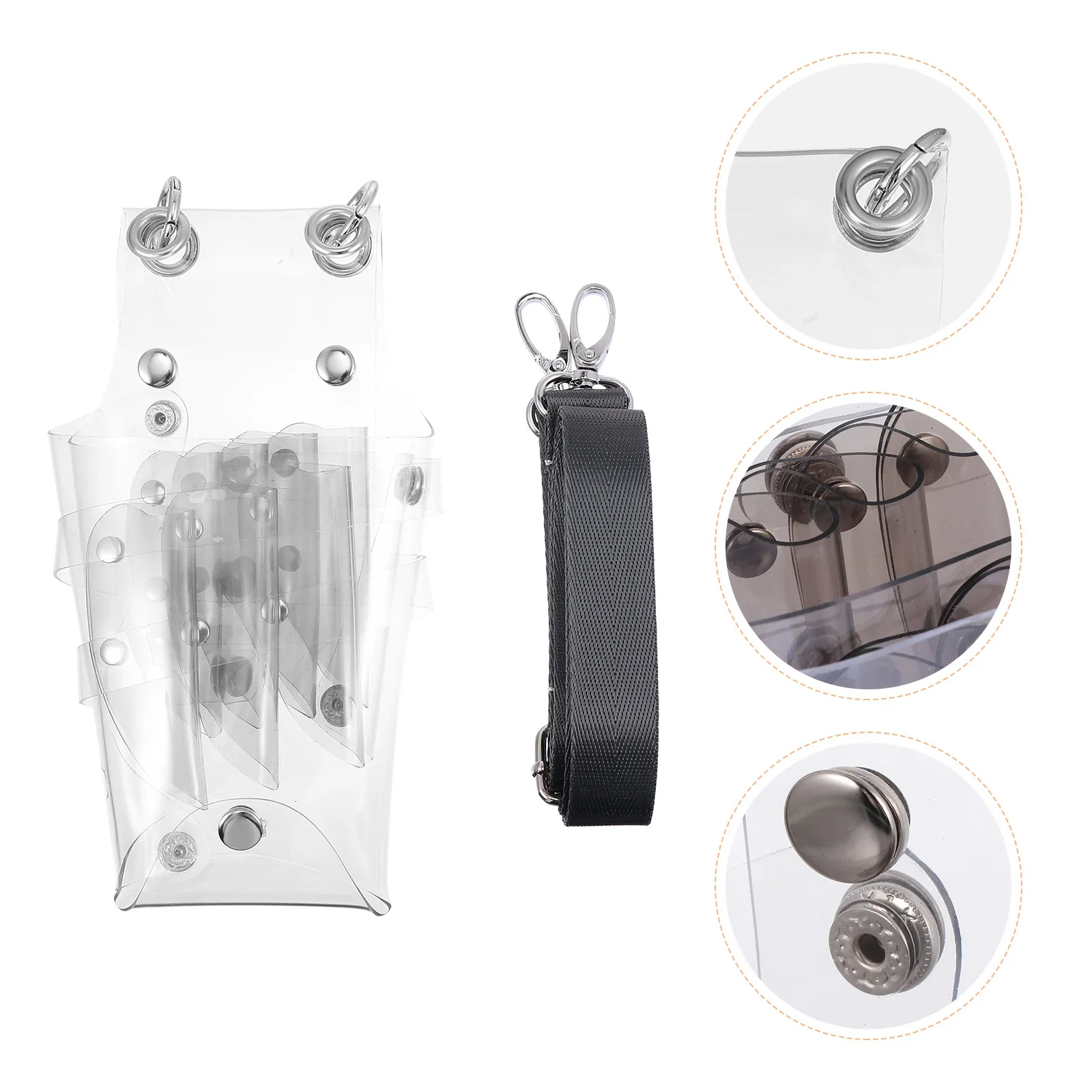 Professional Transparent Hairdressing Scissors Bag PVC Waist Pouch for Barber Salon Organizer Tool Holder with Detachable Clip
Professional Transparent Hairdressing Scissors Bag PVC Waist Pouch for Barber Salon Organizer Tool Holder with Detachable Clip