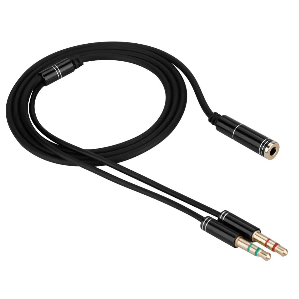 Durable 3.5mm Headphone Splitter Low Loss Volume Control Audio Extension Cable 100CM Mic Earphone Adapter Headset
Durable 3.5mm Headphone Splitter Low Loss Volume Control Audio Extension Cable 100CM Mic Earphone Adapter Headset
