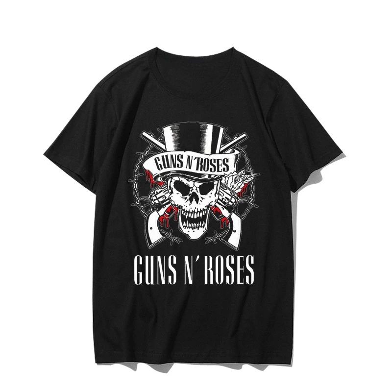 Хлопковая футболка с круглым вырезом и короткими рукавами с принтом Guns N 'Roses Band 2025 года, мужская и женская повседневная свободная уличная универсальная трендовая футболка
Хлопковая футболка с круглым вырезом и короткими рукавами с принтом Guns N 'Roses Band 2025 года, мужская и женская повседневная свободная уличная универсальная трендовая футболка