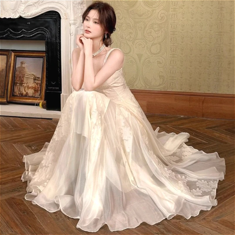 White Long Dress Women Gown Dresses A Line Vestidos Y2k Streetwear Square Collar Sleeveless Sexy Elegant Party Night Work 2026
White Long Dress Women Gown Dresses A Line Vestidos Y2k Streetwear Square Collar Sleeveless Sexy Elegant Party Night Work 2026