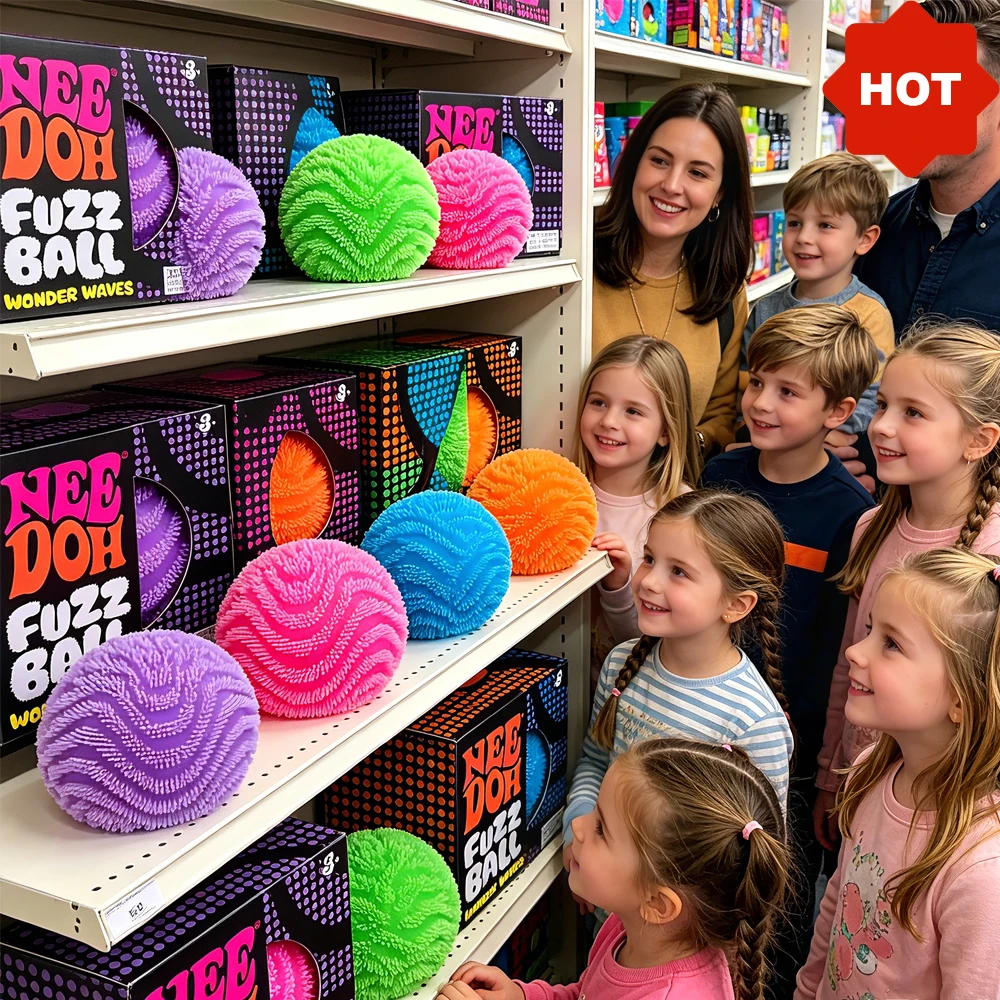 2026 Doh Fuzz Ball Wonder Waves Sensory Squeeze Toy Textured Stress Relief Fidget Ball For Adults Kids Gift
2026 Doh Fuzz Ball Wonder Waves Sensory Squeeze Toy Textured Stress Relief Fidget Ball For Adults Kids Gift