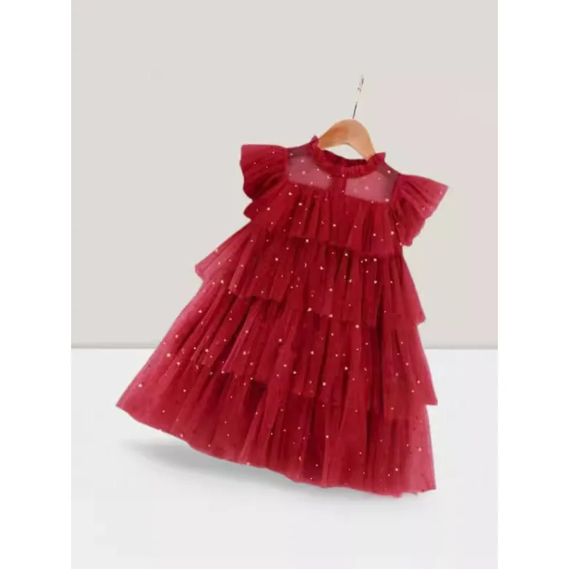 Summer Girls' Fashion Fairy Dress Mesh Star Sequin Puff Dress Baby Princess Cake Dress
Summer Girls' Fashion Fairy Dress Mesh Star Sequin Puff Dress Baby Princess Cake Dress