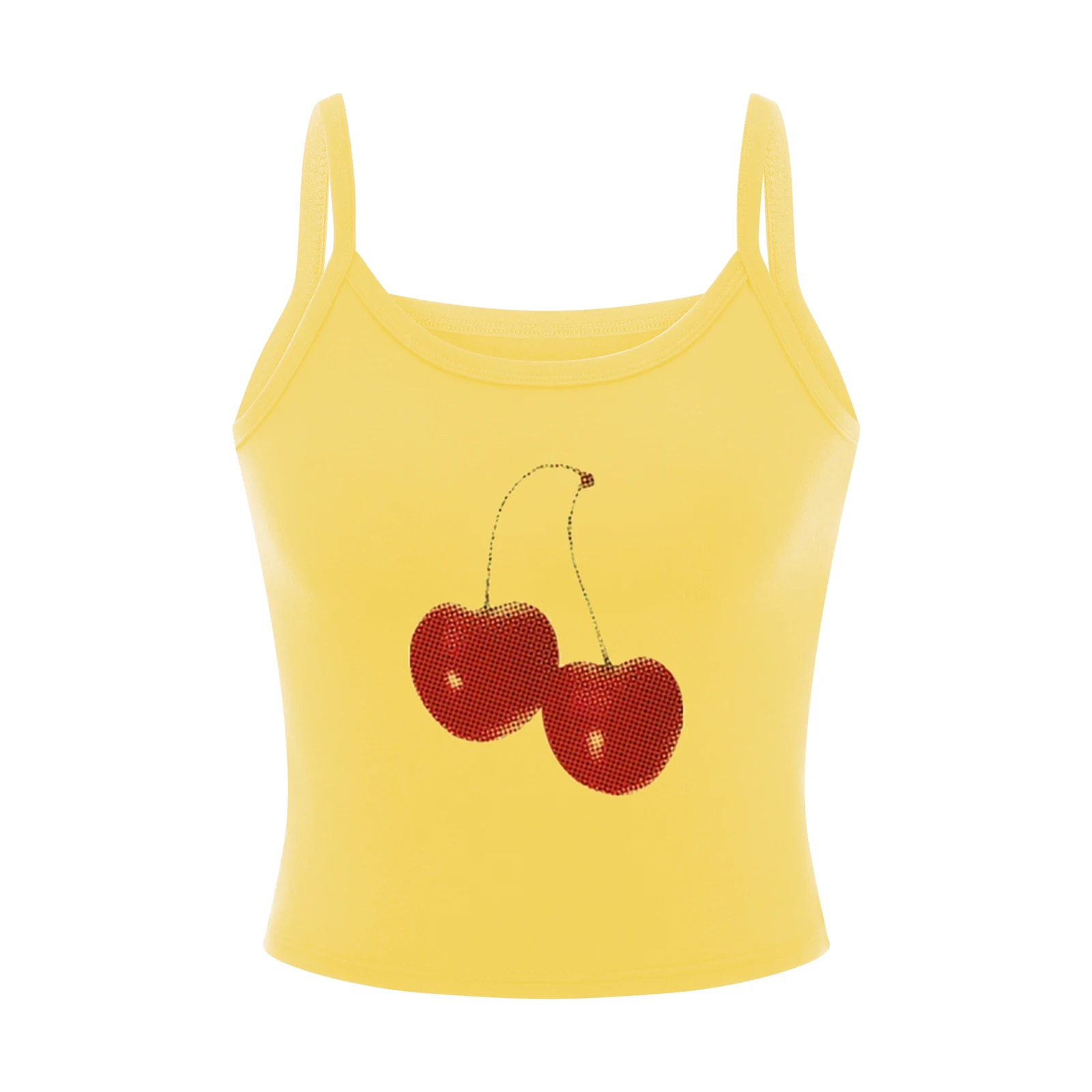 Women's Sleeveless Spaghetti Strap Camisoles Y2k 2000S Bow Cherry Print Tank Tops Summer Cami Tops Cute Vest Crop Tops
Women's Sleeveless Spaghetti Strap Camisoles Y2k 2000S Bow Cherry Print Tank Tops Summer Cami Tops Cute Vest Crop Tops