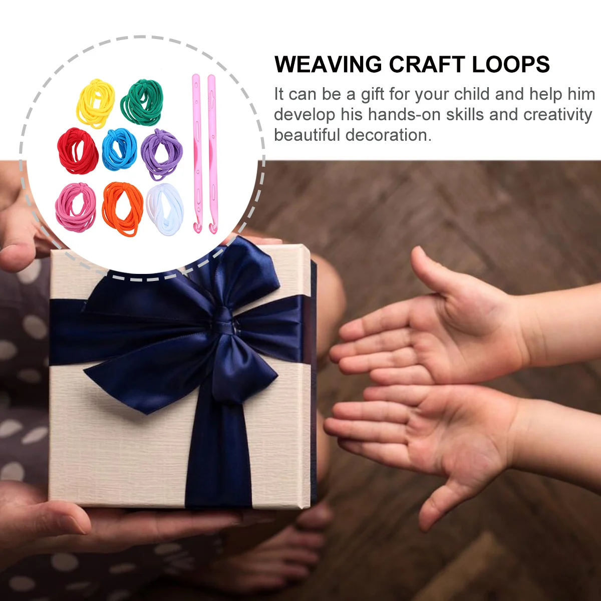 98Pcs Multicolor Weaving Loom Potholder Set 8 Color Craft Loops for DIY Cup Coasters Making Kids Handmade Projects Elastic Loom
98Pcs Multicolor Weaving Loom Potholder Set 8 Color Craft Loops for DIY Cup Coasters Making Kids Handmade Projects Elastic Loom