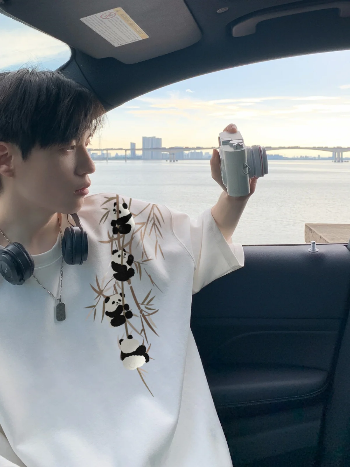 New Chinese Sle Bamboo Panda T-irt Men's Summer Small Collar Seven-Five ort-Sve Loose Fit Breathable Cotton Tee
New Chinese Sle Bamboo Panda T-irt Men's Summer Small Collar Seven-Five ort-Sve Loose Fit Breathable Cotton Tee