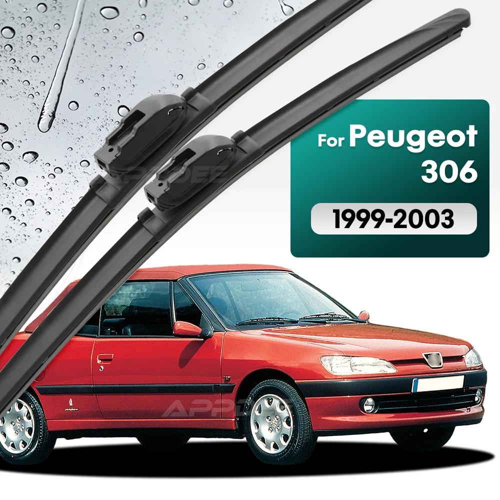 Silicone & rubber Front Wiper Blades Set For Peugeot 306 1999 - 2003 Windshield Windscreen Window Brush 22"+20"
Silicone & rubber Front Wiper Blades Set For Peugeot 306 1999 - 2003 Windshield Windscreen Window Brush 22"+20"