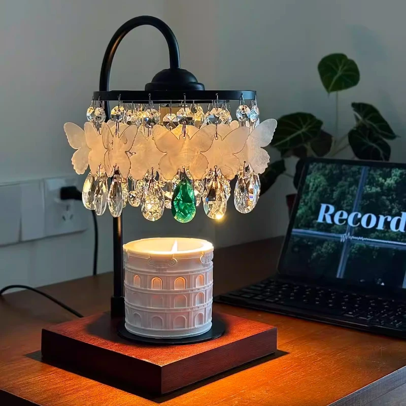 Medieval Shell Butterfly Wax Melting Crystal Table Lamps Bedroom Bedside Restaurant Study Dimmable Aromatherapy Desk Lights Gift
Medieval Shell Butterfly Wax Melting Crystal Table Lamps Bedroom Bedside Restaurant Study Dimmable Aromatherapy Desk Lights Gift