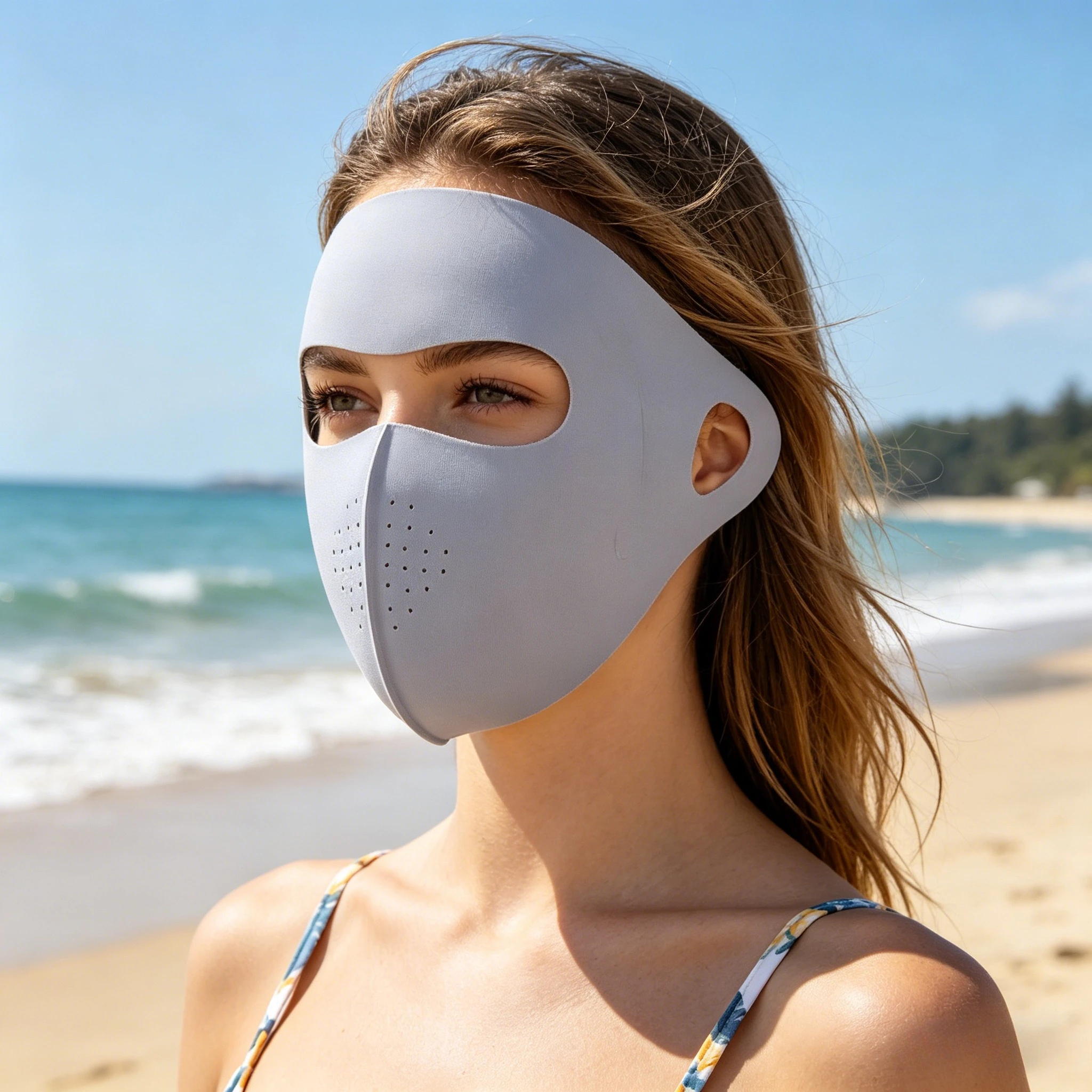 Sunscreen Face Mask, Gini Full Face, Summer Thin Design, Breathable, UV Resistant, Sun Shading, Women's Full Face Mask
Sunscreen Face Mask, Gini Full Face, Summer Thin Design, Breathable, UV Resistant, Sun Shading, Women's Full Face Mask