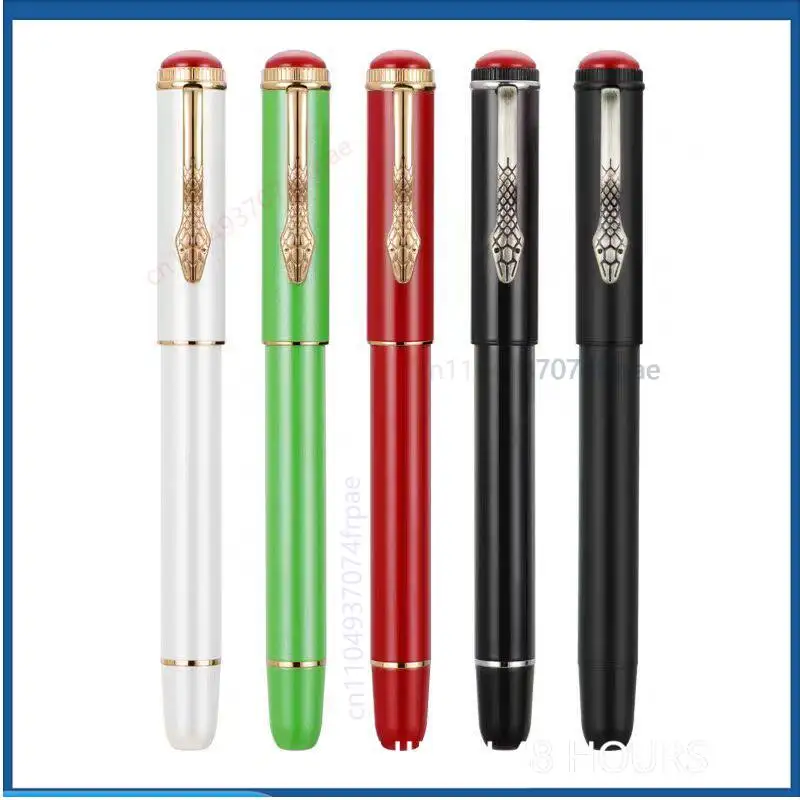 Exquisite Snake Engraved For Jinhao 025 Fountain Pen Smooth Writing Women Adult Practice Ink Pen New Year Holiday Gift (2PCS)
Exquisite Snake Engraved For Jinhao 025 Fountain Pen Smooth Writing Women Adult Practice Ink Pen New Year Holiday Gift (2PCS)