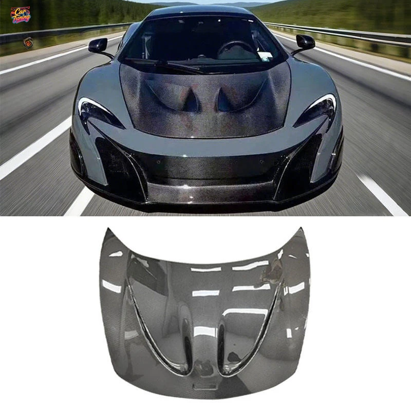 Suitable for McLaren 650S 12C-MP4 P1 style hood, high-strength carbon fiber
Suitable for McLaren 650S 12C-MP4 P1 style hood, high-strength carbon fiber