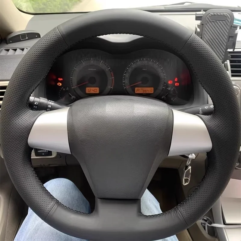 DIY черный чехол на руль автомобиля из искусственной кожи для Toyota Corolla 2011-2013 RAV4 2011 2012, автомобильные аксессуары
DIY черный чехол на руль автомобиля из искусственной кожи для Toyota Corolla 2011-2013 RAV4 2011 2012, автомобильные аксессуары