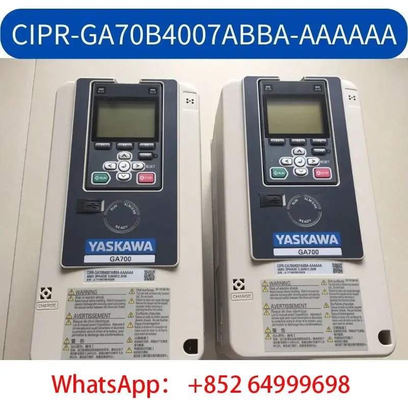 second-hand GA70B4007ABB Inverter CIPR-GA70B4007ABBA-AAAAAA 3.0KW/2.2KW tested ok
second-hand GA70B4007ABB Inverter CIPR-GA70B4007ABBA-AAAAAA 3.0KW/2.2KW tested ok